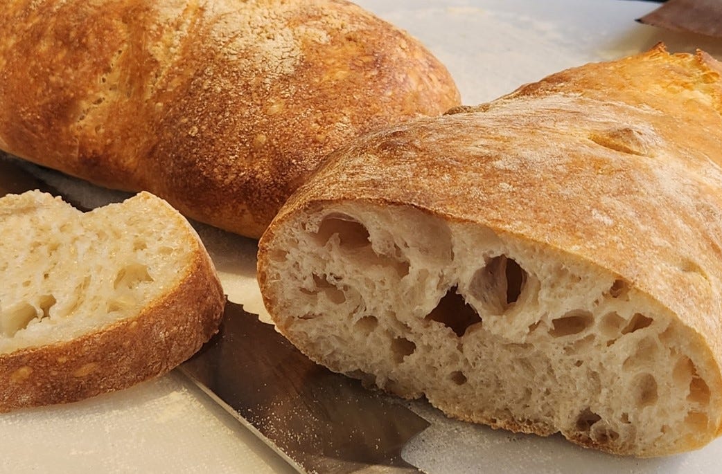 Smeg Baking Stone Recipe: Easy Ciabatta