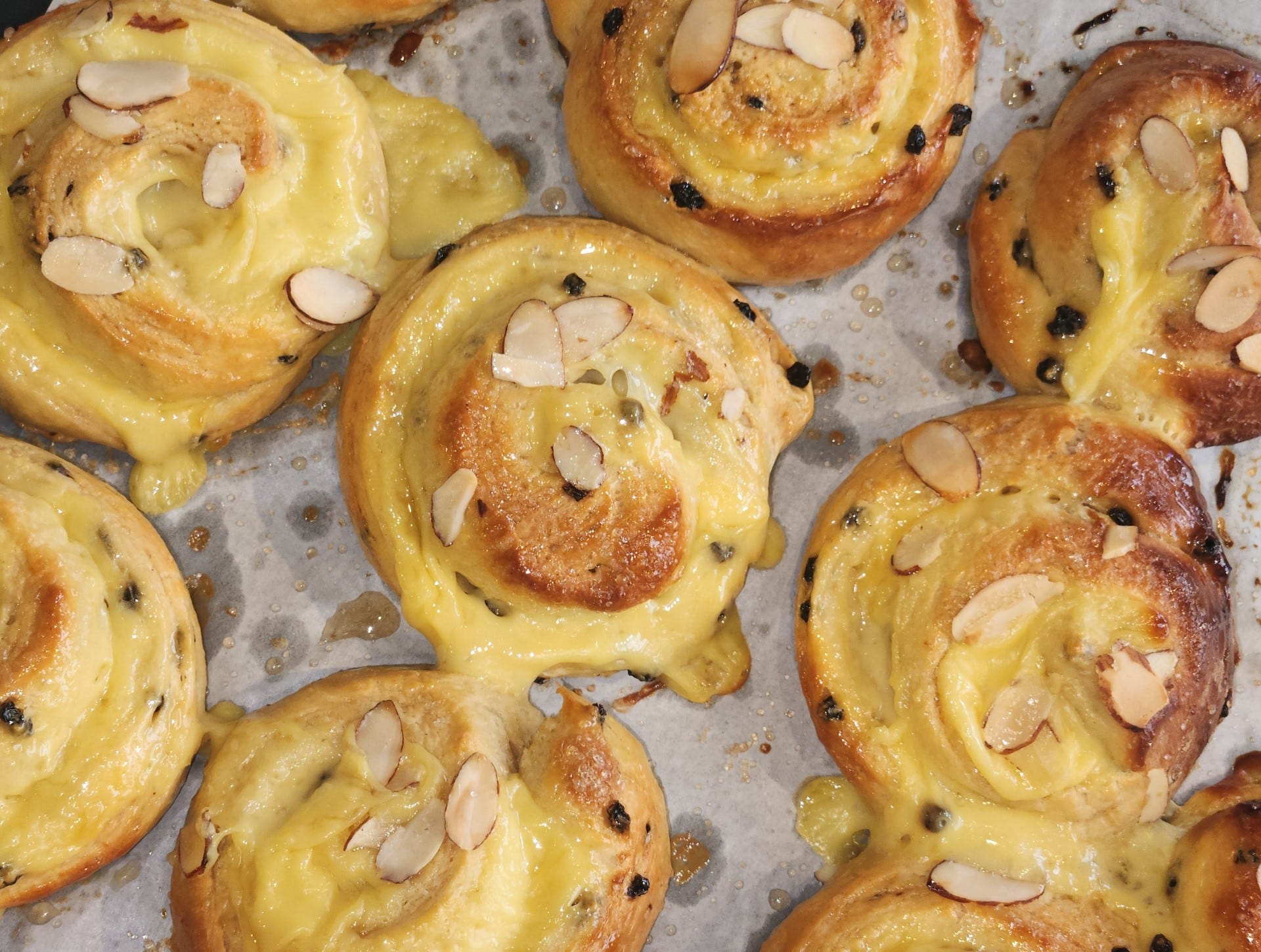 Steam Combi Recipe: Custard Scrolls