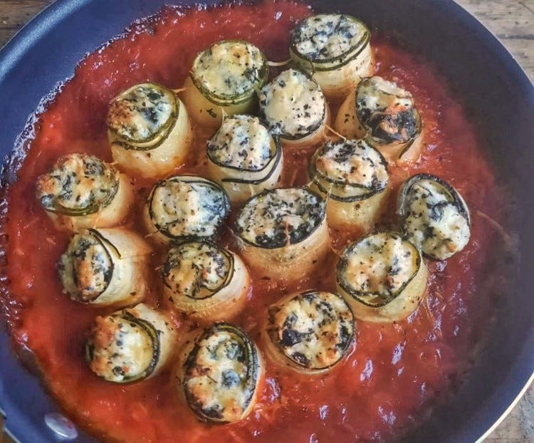 Recipe: Zucchini Involtini