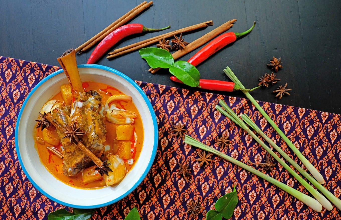 Steam Combi Recipe: Massaman Lamb Shank Curry
