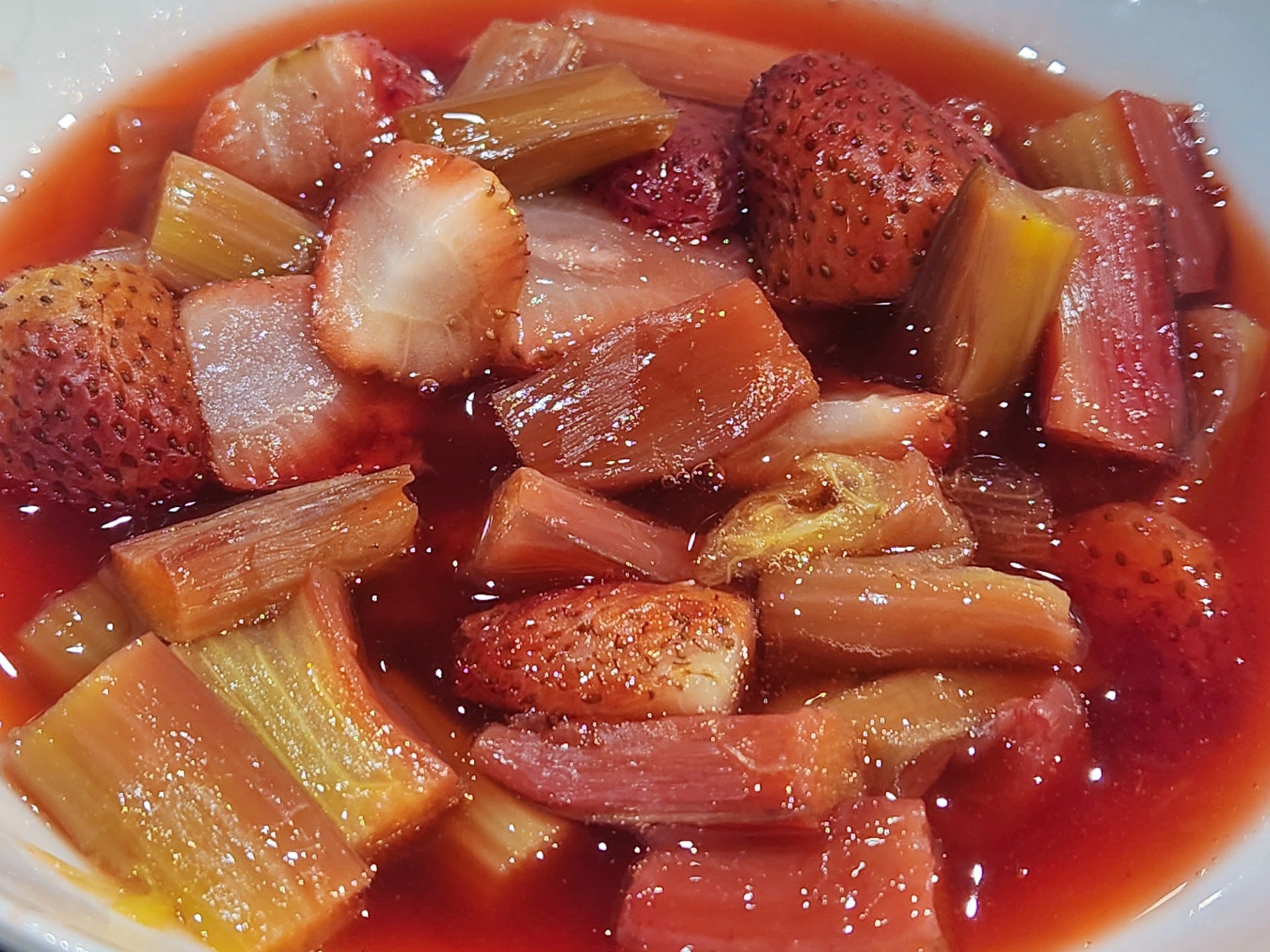 Steam Combi Recipe: Rhubarb Compote