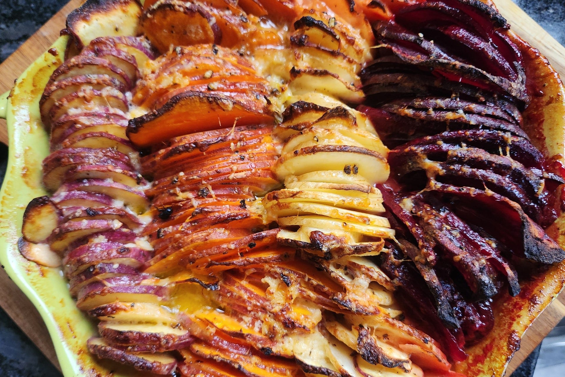 Microwave Combi Recipe: Root Vegetable Bake 