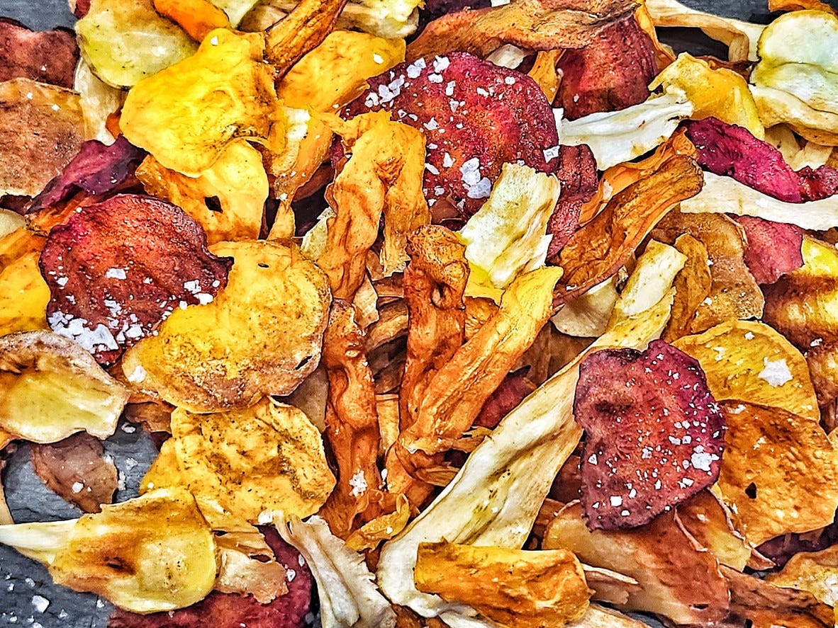 AIrfry Function Recipe: Airfry Vege Crisps