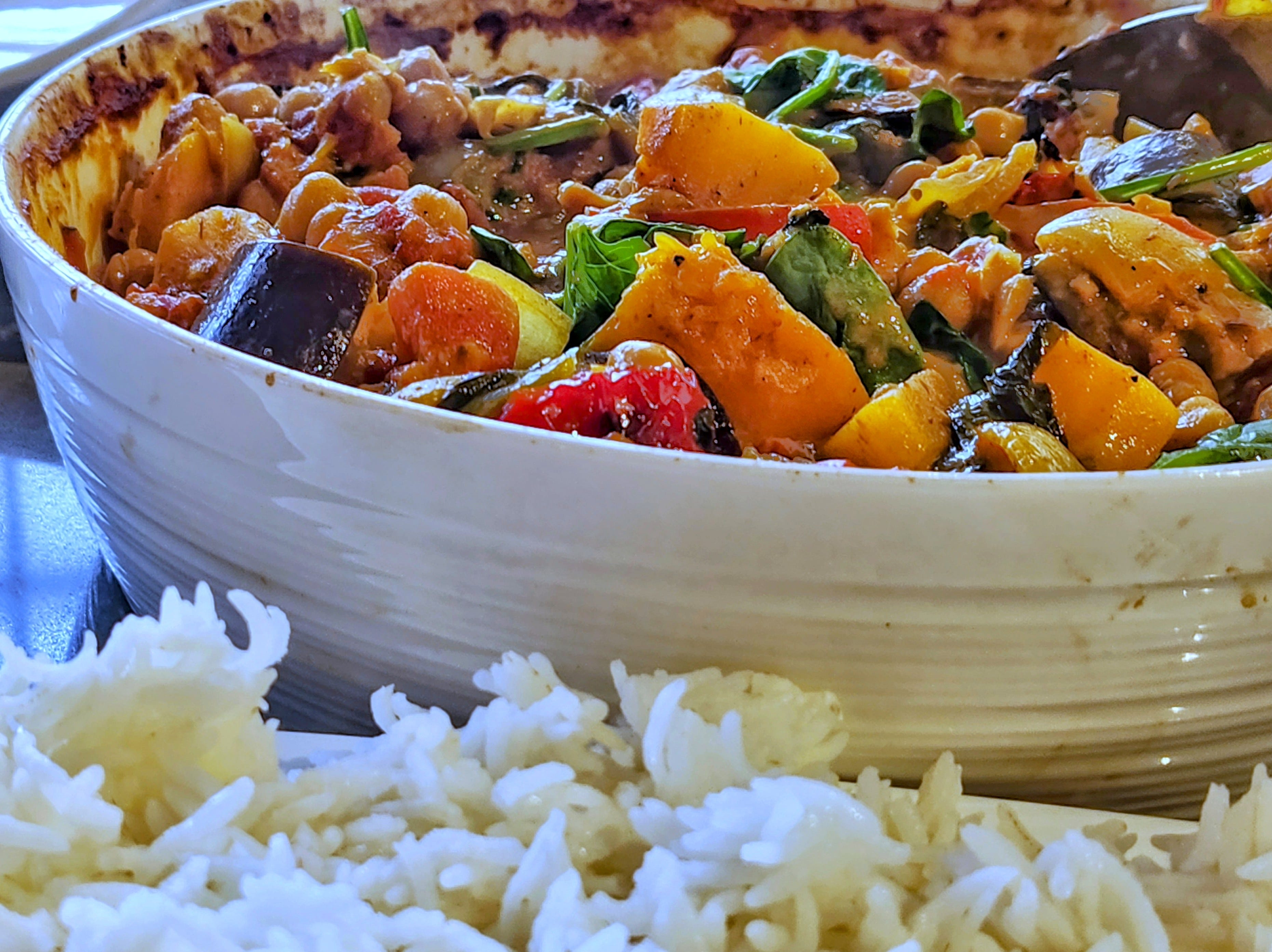 Microwave Combi Recipe: Vegetable Korma 